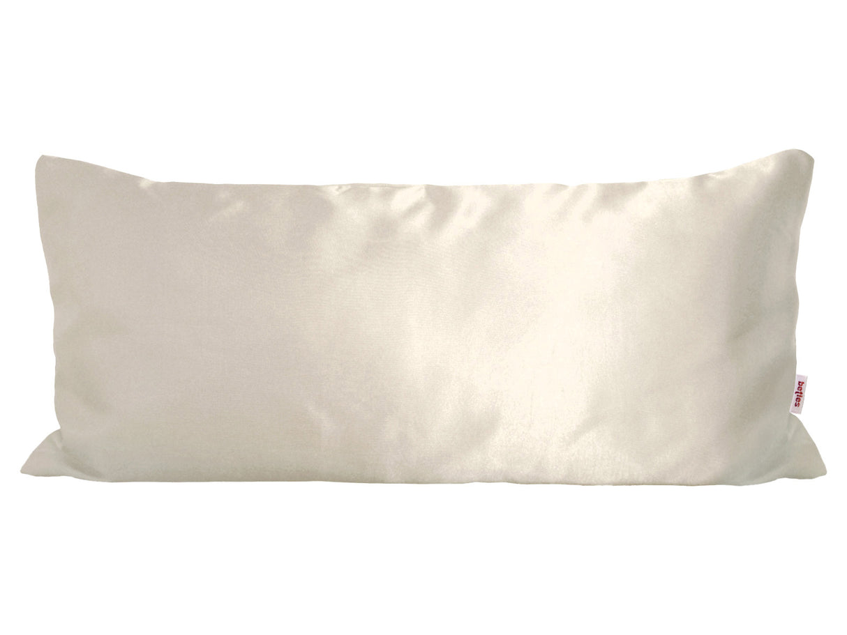 Kissenbezug ca. 40x80 cm champagner Glanz Satin anschmiegsam & edel beties