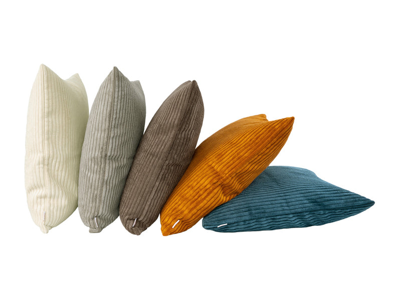 Kissenhülle ca. 50x50 cm Block Cord-Samt beties "HYggelig No.2" Kissenbezug in Raumausstatter Qualität aus deutschem Unternehmen