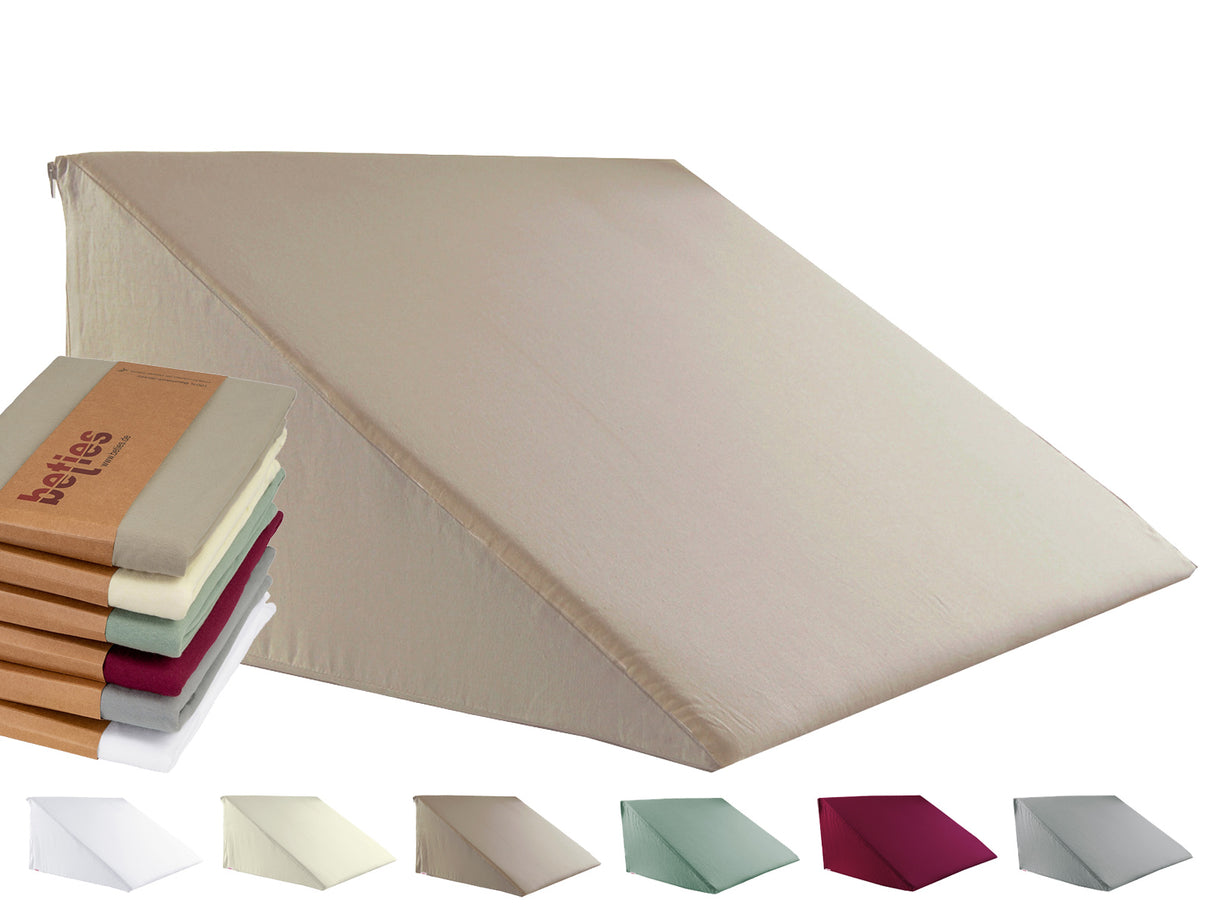 Keilkissenbezug einlaufsicheres Baumwoll-Feinjersey beties "BasicSoft"