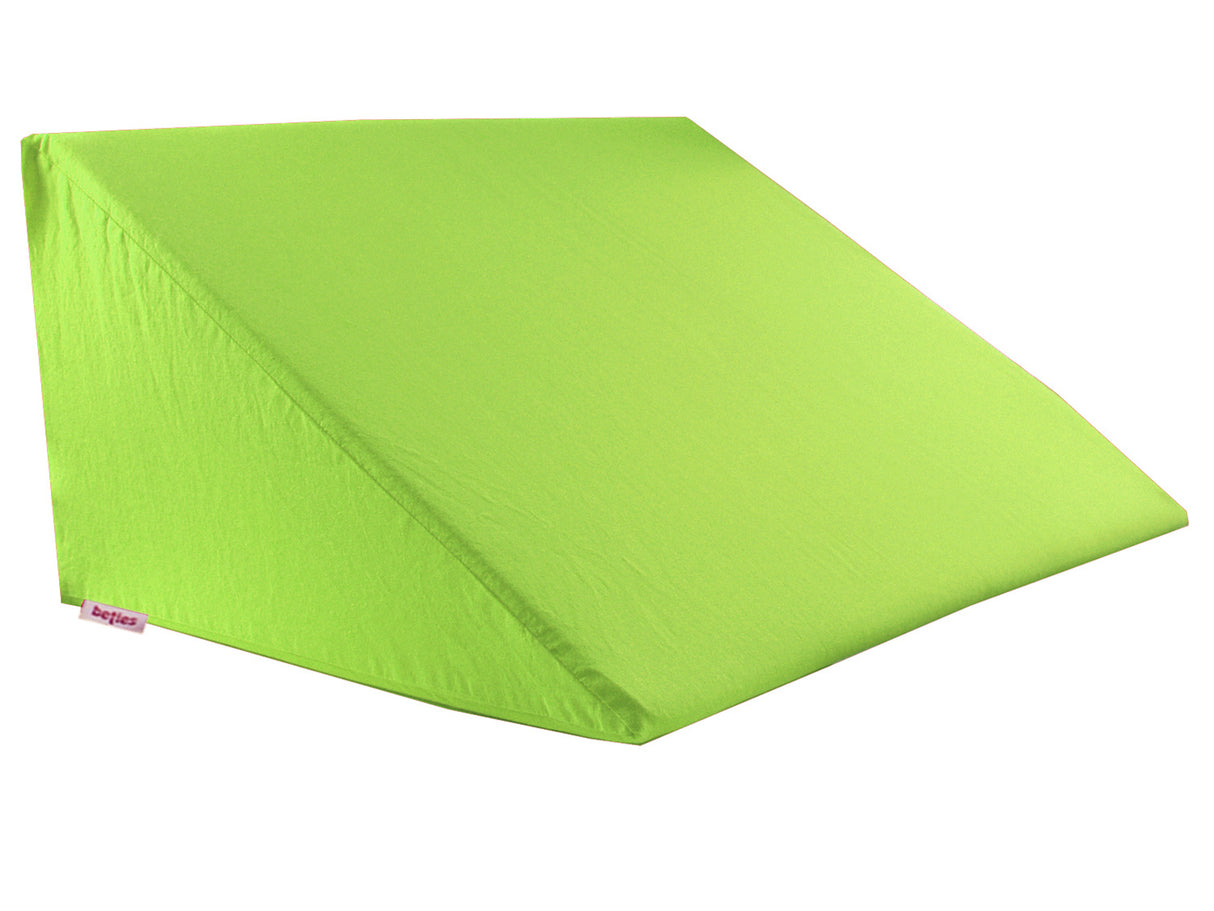 Keilkissenbezug apfelgrün 100% Baumwolle Big Comfy beties "Basic"