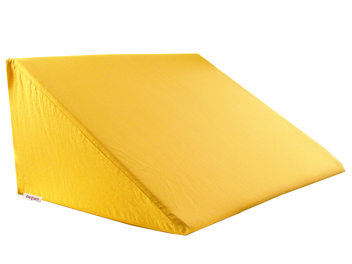 Keilkissenbezug gelb 100% Baumwolle Big Comfy beties "Basic"