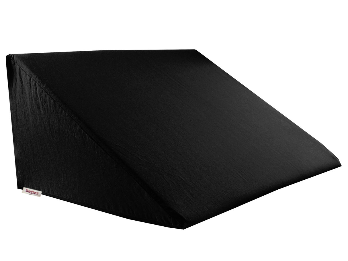 Keilkissenbezug schwarz 100% Baumwolle Big Comfy beties "Basic"