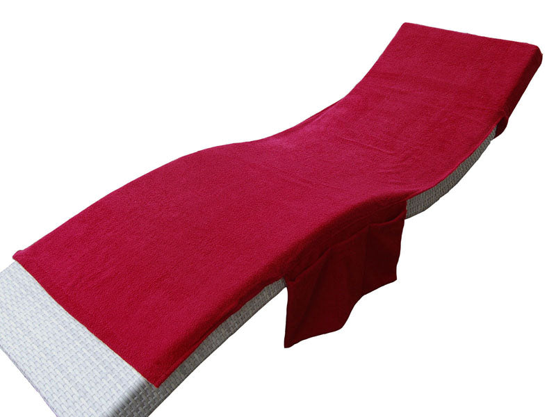 Liegenauflage 2 in 1 karmin-rot ca. 70x200 cm beties "DayLight"