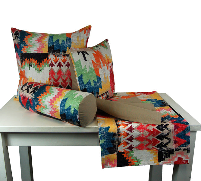 Kissenhülle rund ca. 80 cm Ø im Ethno-Stile beties "Ethno"