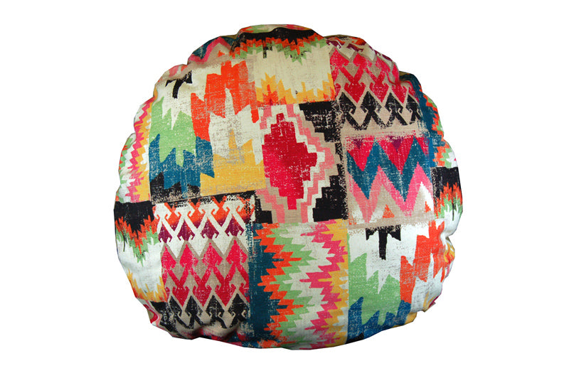 Kissenhülle rund ca. 80 cm Ø im Ethno-Stile beties "Ethno"