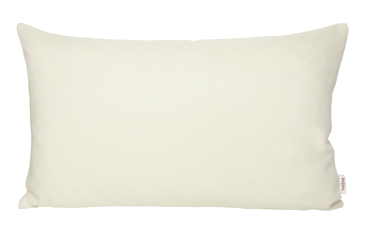 Kissenhülle ca. 30x50 cm 100% Baumwolle natur beties "Farbenspiel"