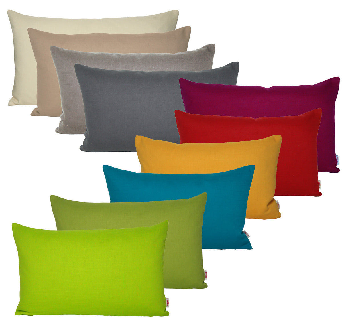 Kissenhülle ca. 30x50 cm 100% Baumwolle beties "Farbenspiel"