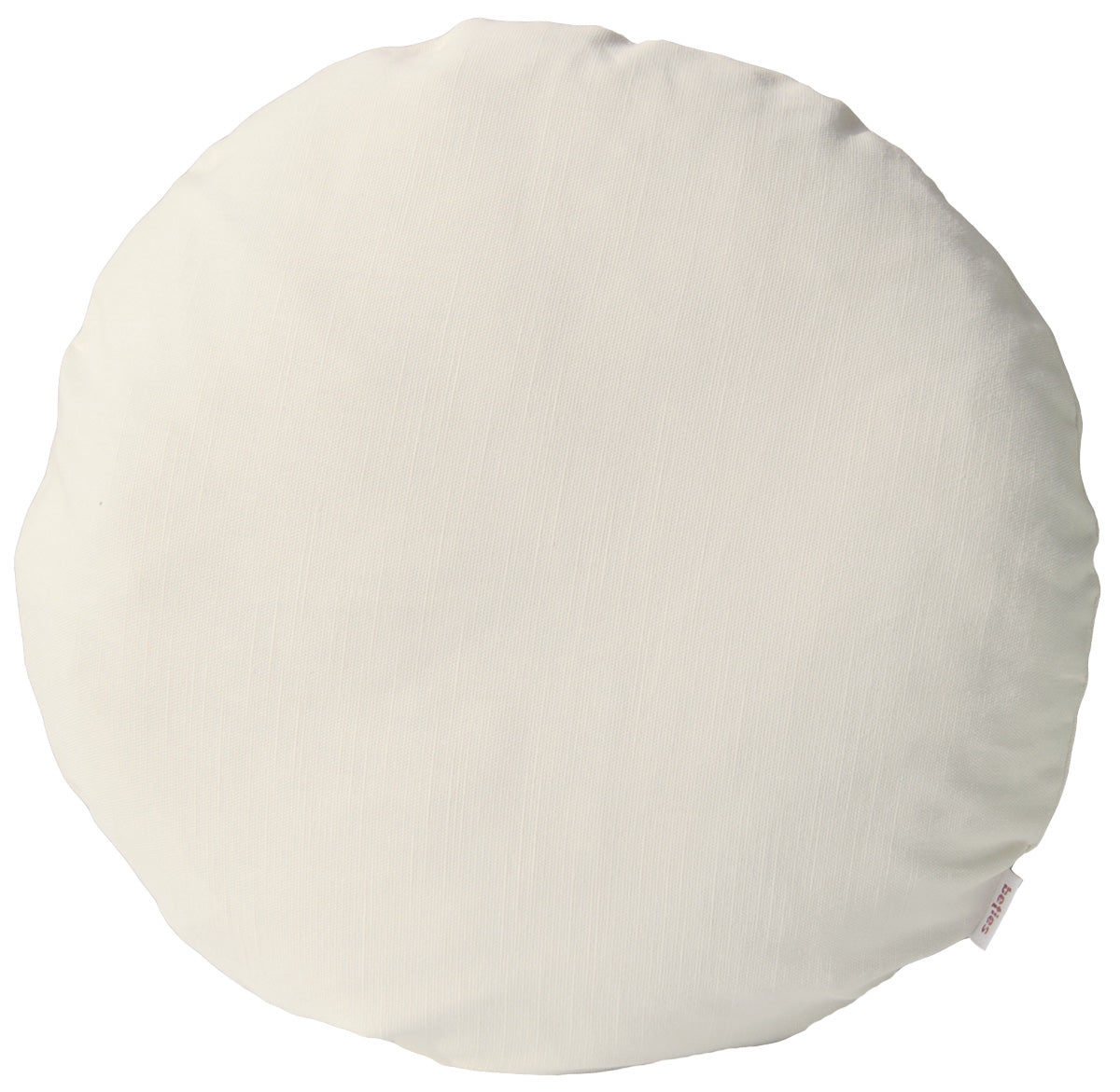 Kissenhülle rund ca. 40 cm Ø 100% Baumwolle natur beties "Farbenspiel"