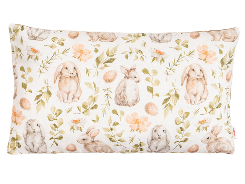 Housse de coussin env. 30x50 cm motif lapin Beties "Hoppel"