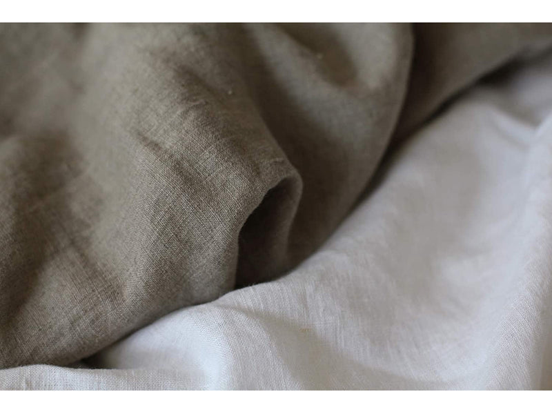 Nackenrollen Bezug ca. 15x40 cm 100% Leinen beties "Leinen"