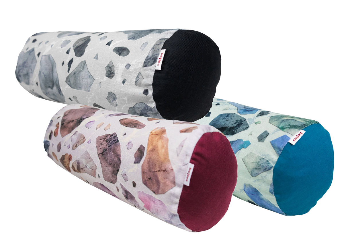 Nackenrollen Hülle ca. 15x40 cm Marmor-/Betonmosaik beties "LoftHaus"