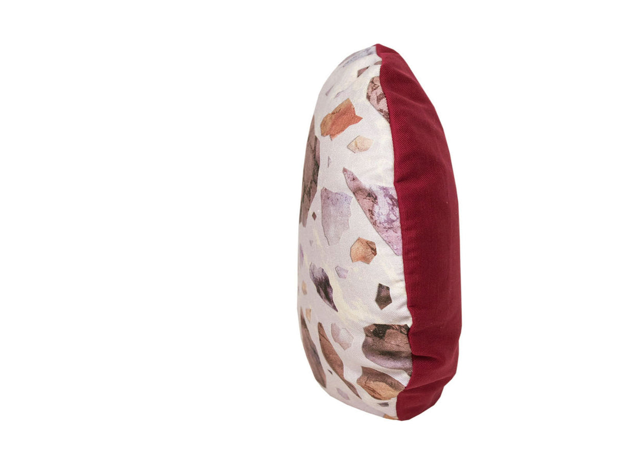 Kissenhülle rund ca. 40 cm Ø marmor-hibiskus beties "LoftHaus"