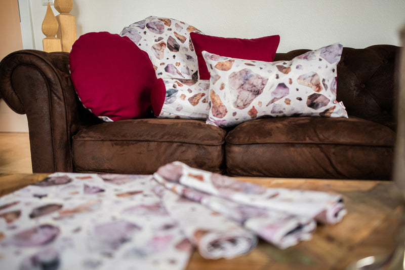 Kissenhülle ca. 50x50 cm Marmor-/Betonmosaik beties "LoftHaus"