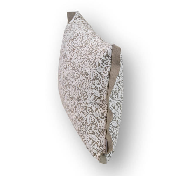 Kissenhülle mit Stehsaum ca. 30x50 cm Spitzen-Druck beties "Mademoiselle"