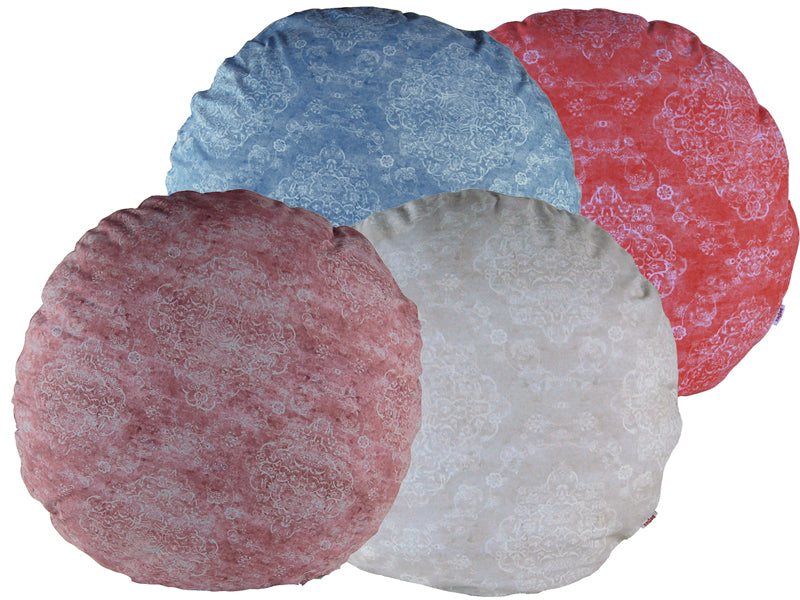Kissen Ritual in 4 Farben mit dezentem Ornament Muster