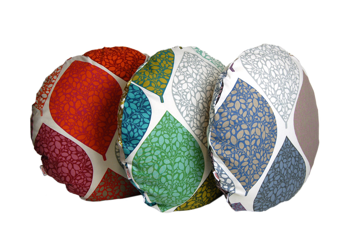 Kissenhülle rund ca. 50 cm Ø 100% Baumwolle beties "Momente"