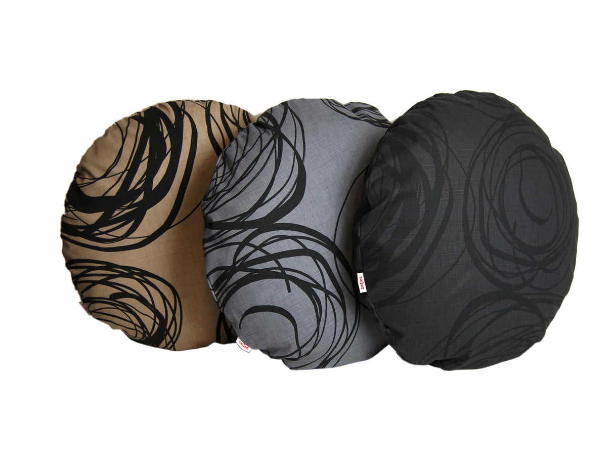 Kissenhülle rund ca. 50 cm Ø 100% Baumwolle beties "Mystik"