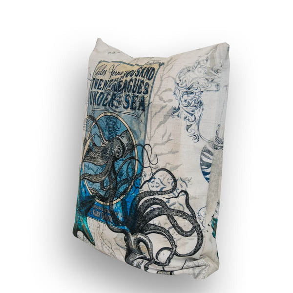 beties Kissen Motiv Nautic Octopus seitliche Ansicht