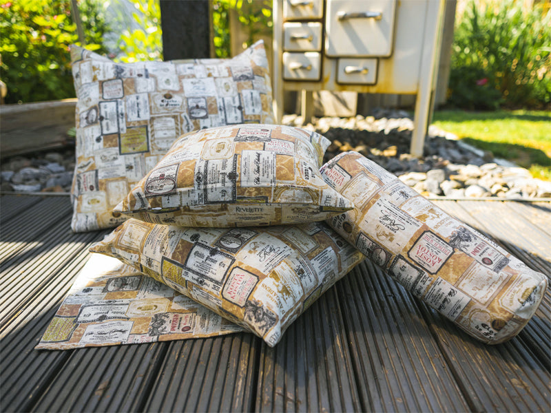 Kissenhülle rund ca. 50 cm Ø Gemütlichkeit pur beties "Rustika"