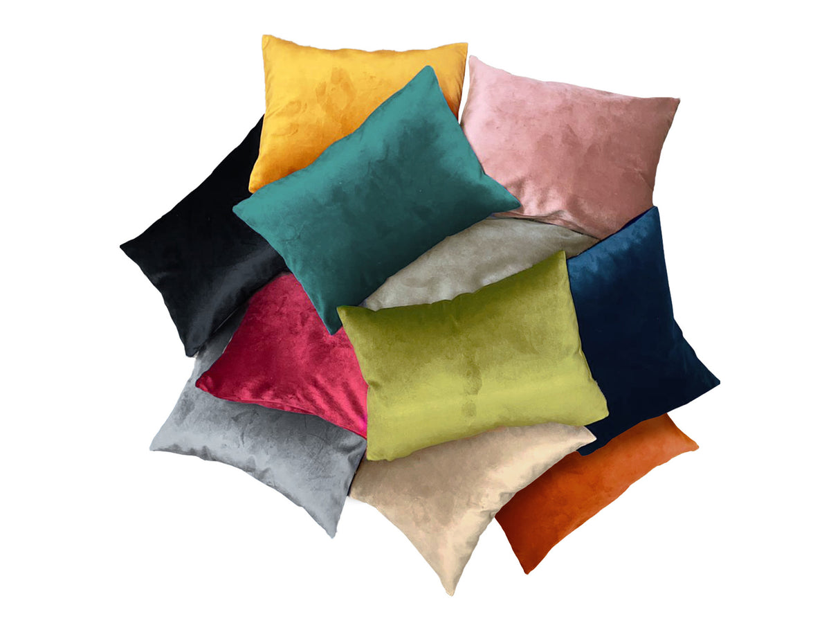 Kissenhülle ca. 25x35 cm kuscheliger Samt beties "Samt&Sonders"