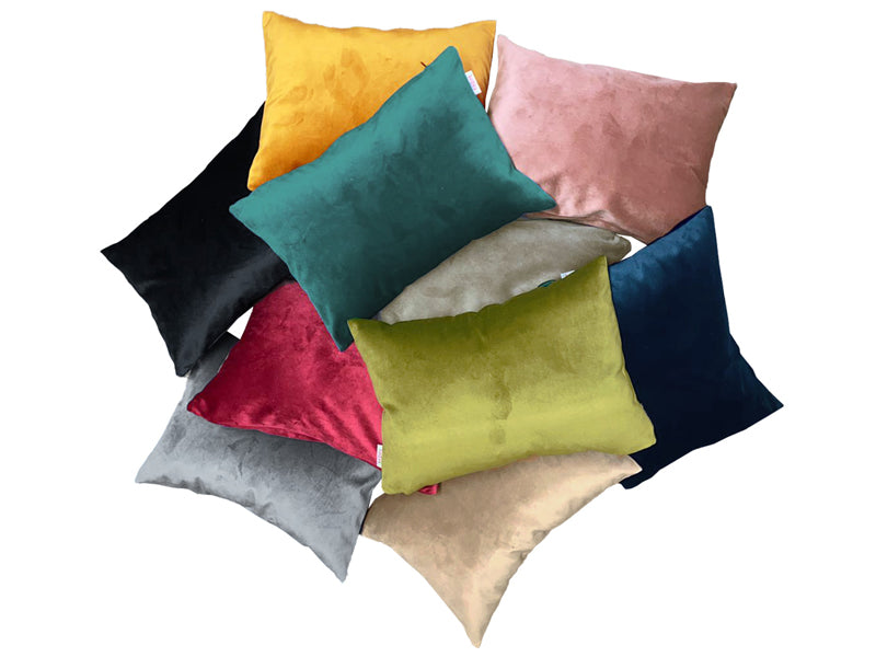 Housse de coussin environ 25x35 cm velours câlin beties "Samt&Sonders"