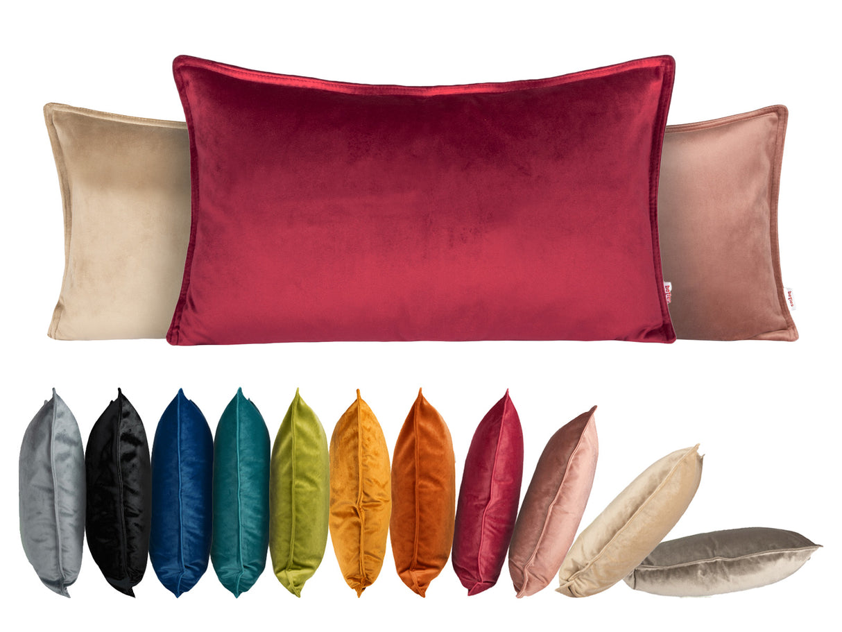 Kissenhülle ca. 30x50 cm kuscheliger Samt beties "Samt&Sonders"