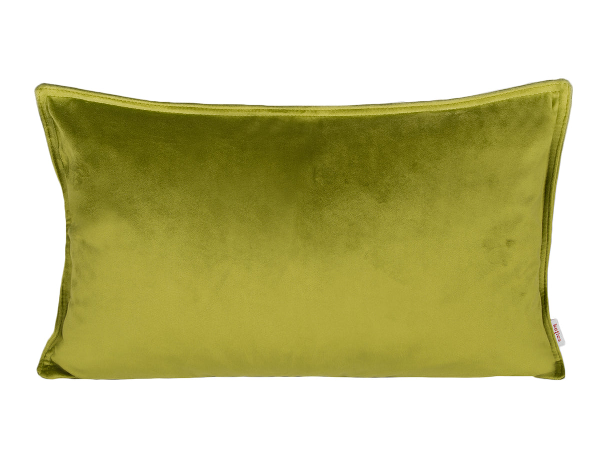 Kissenhülle ca. 30x50 cm mai-grün beties "Samt&Sonders"