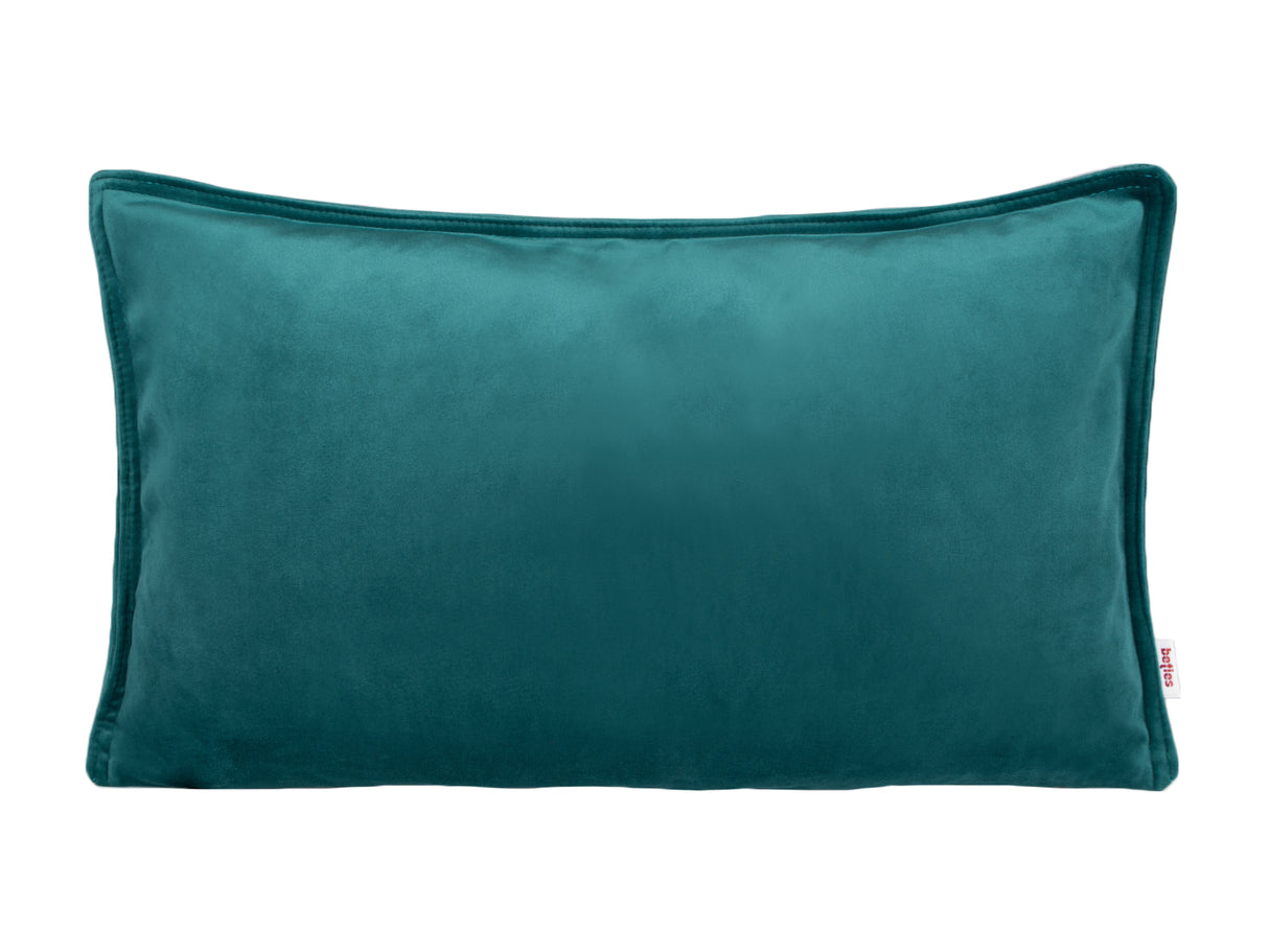 Kissenhülle ca. 30x50 cm petrol beties "Samt&Sonders"