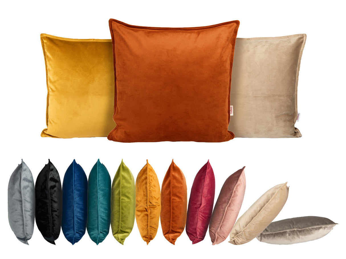 Kissenhülle ca. 40x40 cm kuscheliger Samt beties "Samt&Sonders"