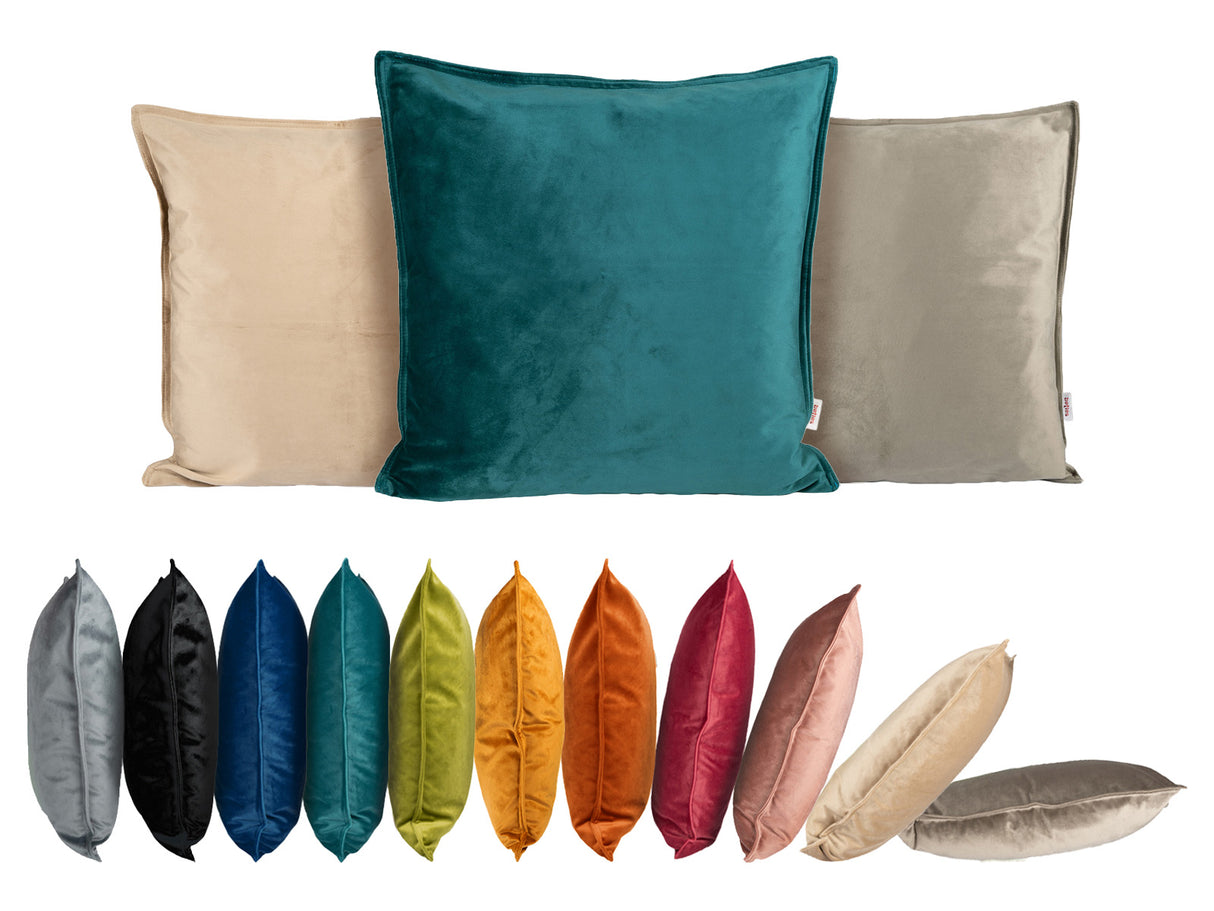 Kissenhülle ca. 45x45 cm kuscheliger Samt beties "Samt&Sonders"