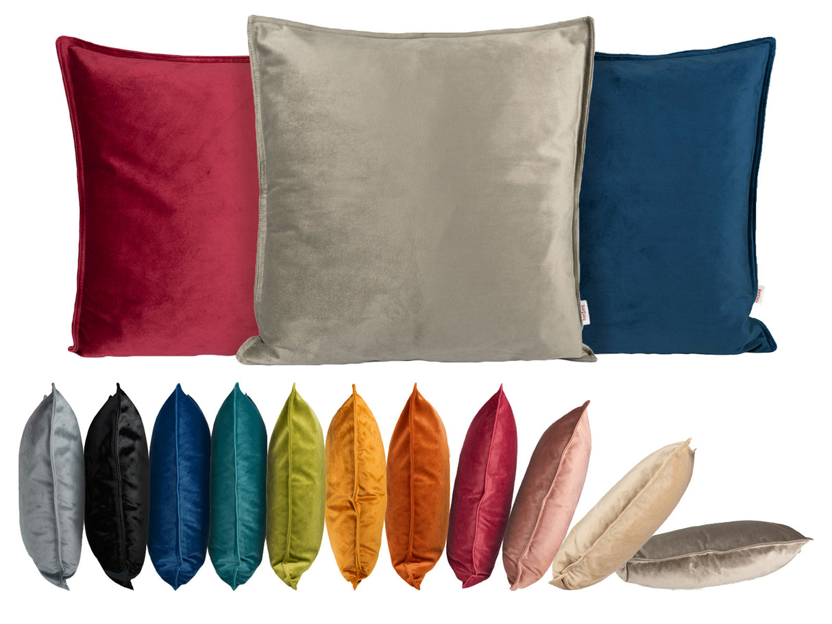 Kissenhülle ca. 60x60 cm kuscheliger Samt beties "Samt&Sonders"