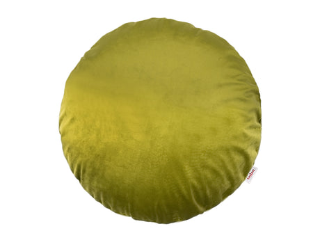 Kissenhülle rund ca. 40 cm Ø mai-grün beties "Samt&Sonders"