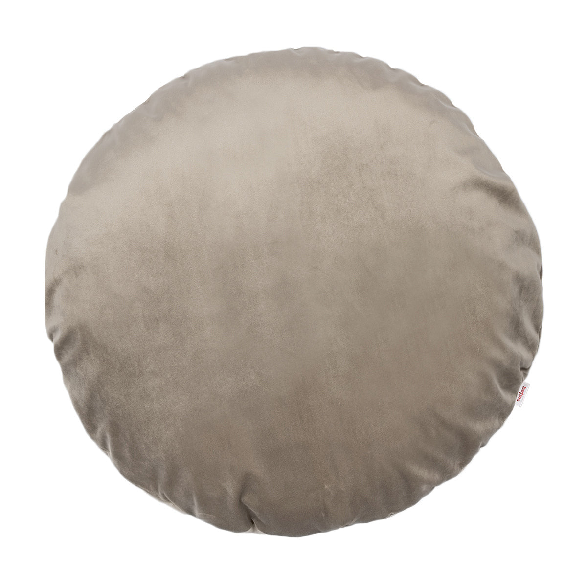 Kissenhülle rund ca. 60 cm Ø taupe beties "Samt&Sonders"