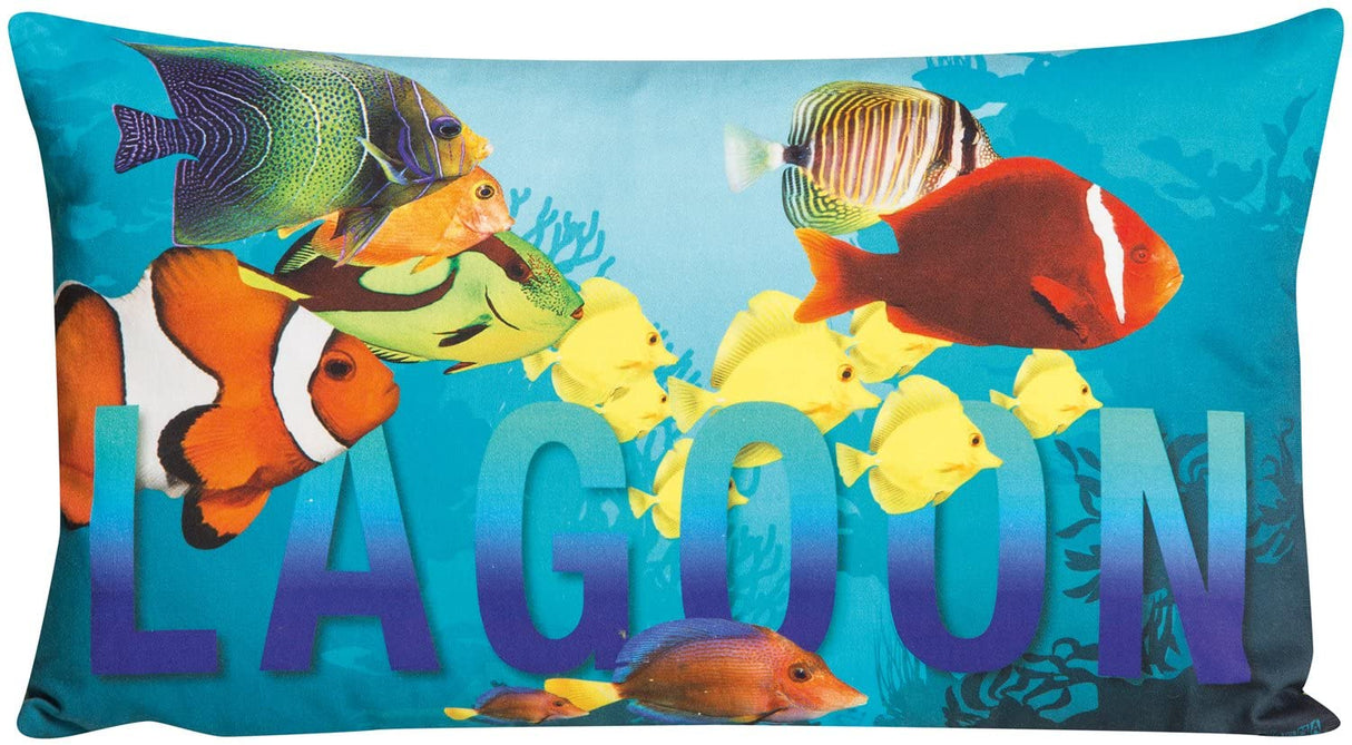 Kissenhülle ca. 30x50 cm Lagoon beties "TropicHome"