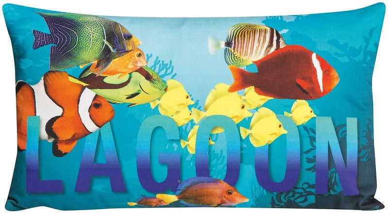 Kissenhülle ca. 30x50 cm Lagoon beties "TropicHome"