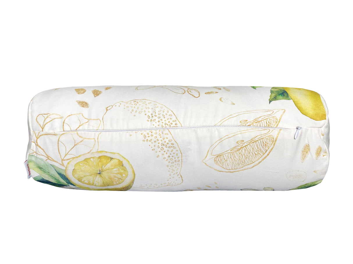 Hülle für Nackenrollen ca. 15x40 cm aus 100% Baumwolle - Zitronen-Designn Design "Italy Collection" beties