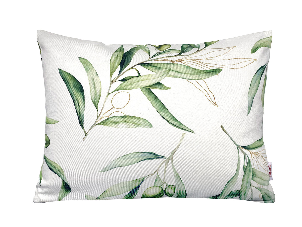 Mediterrane Kissenhülle ca. 25x35 cm aus 100% Baumwolle - Oliven Design aus der beties "Italy Collection"