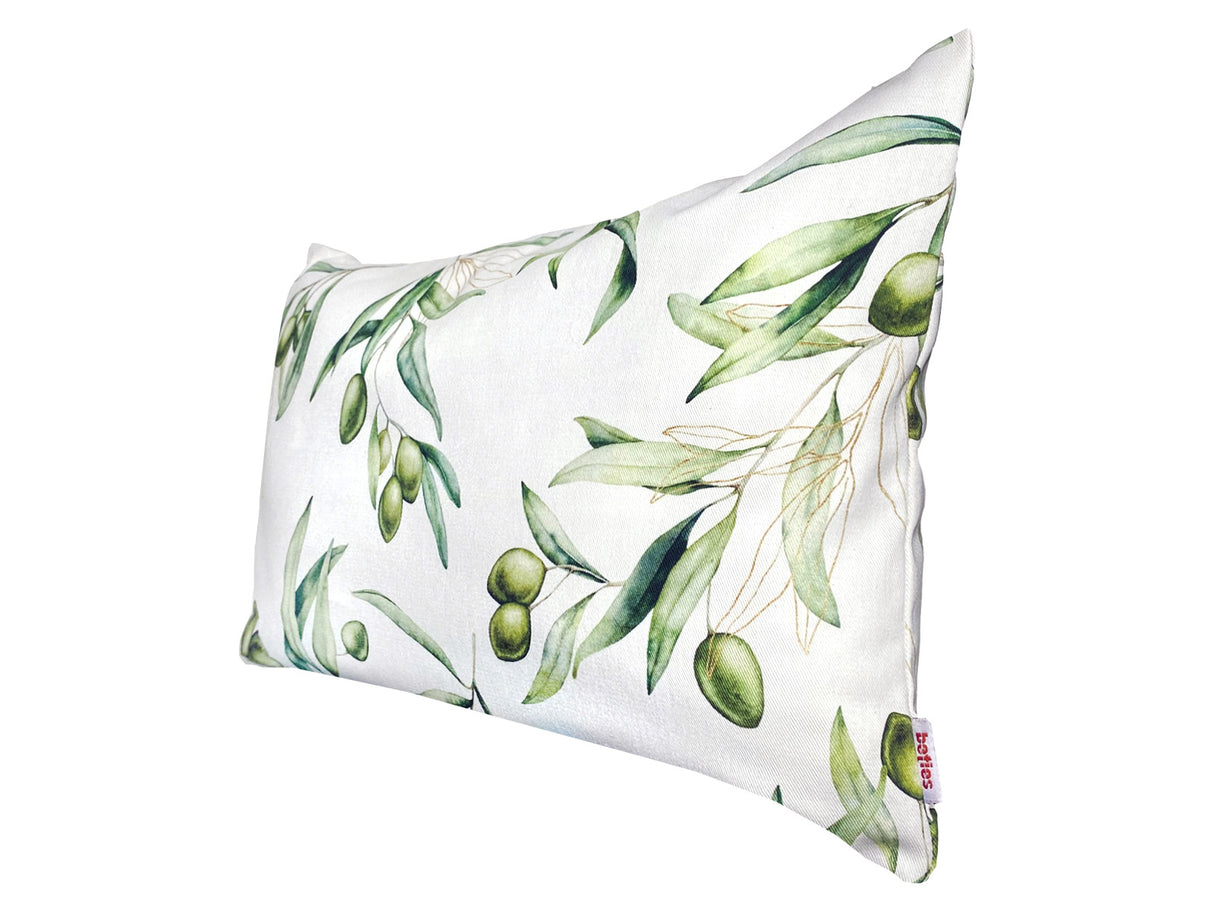 Mediterrane Kissenhülle ca. 30x50 cm aus 100% Baumwolle - Oliven Design aus der beties "Italy Collection"