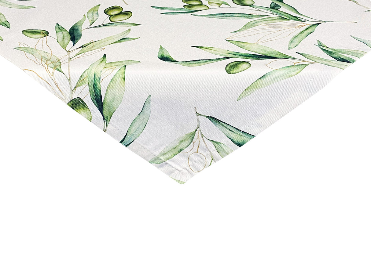 Mediterrane XS Mitteldecke aus 100% Baumwolle - Oliven Design aus der beties "Italy Collection"