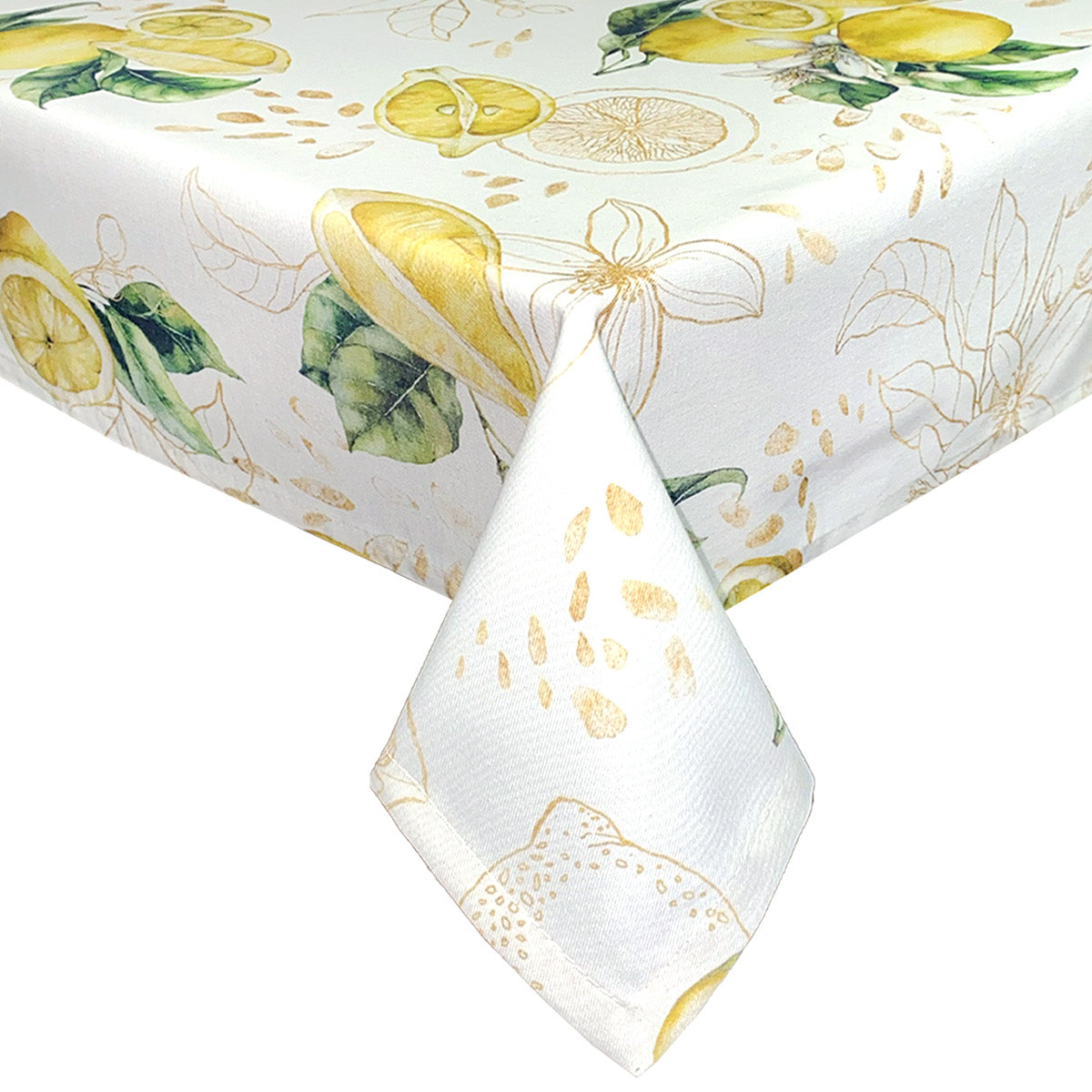 Tischtuch 110x110 cm Zitronen – mediterran