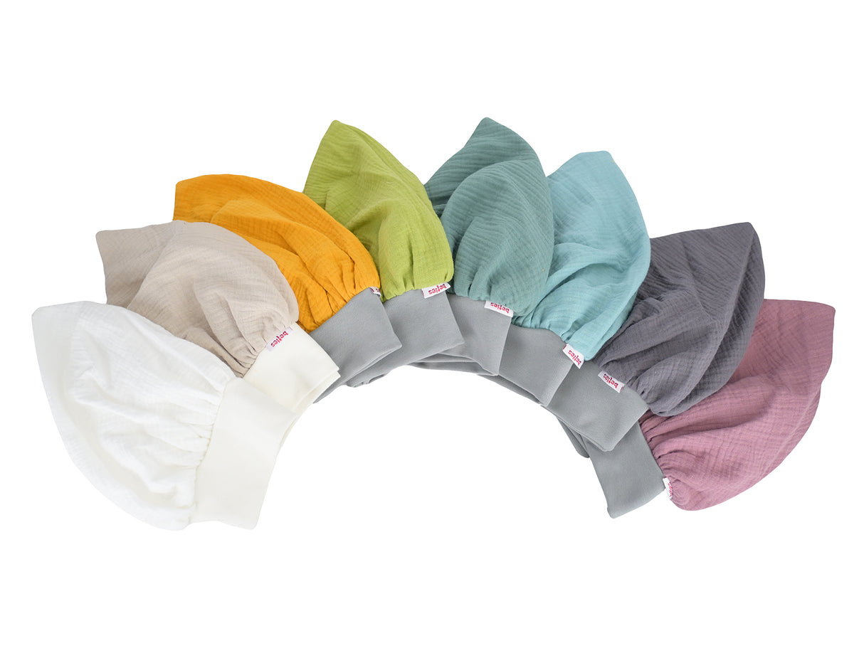 Pointed hat, sleeping cap, nightcap, long beanie, 100% cotton jersey, one-size unisex, beties "BasicSoft"