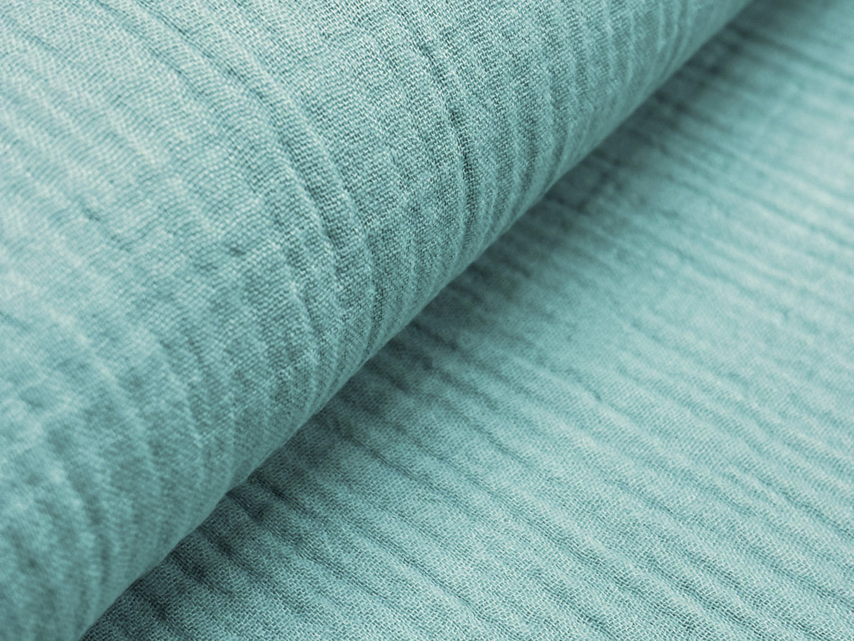 Meterware Bio-Baumwolle türkis breite ca. 135 cm beties