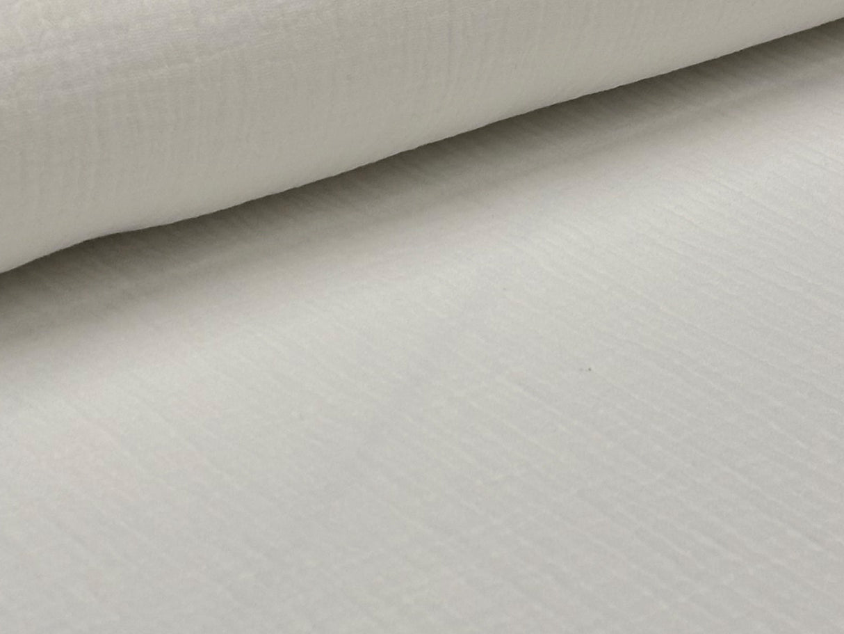 Meterware Bio-Baumwolle weiß breite ca. 135 cm beties