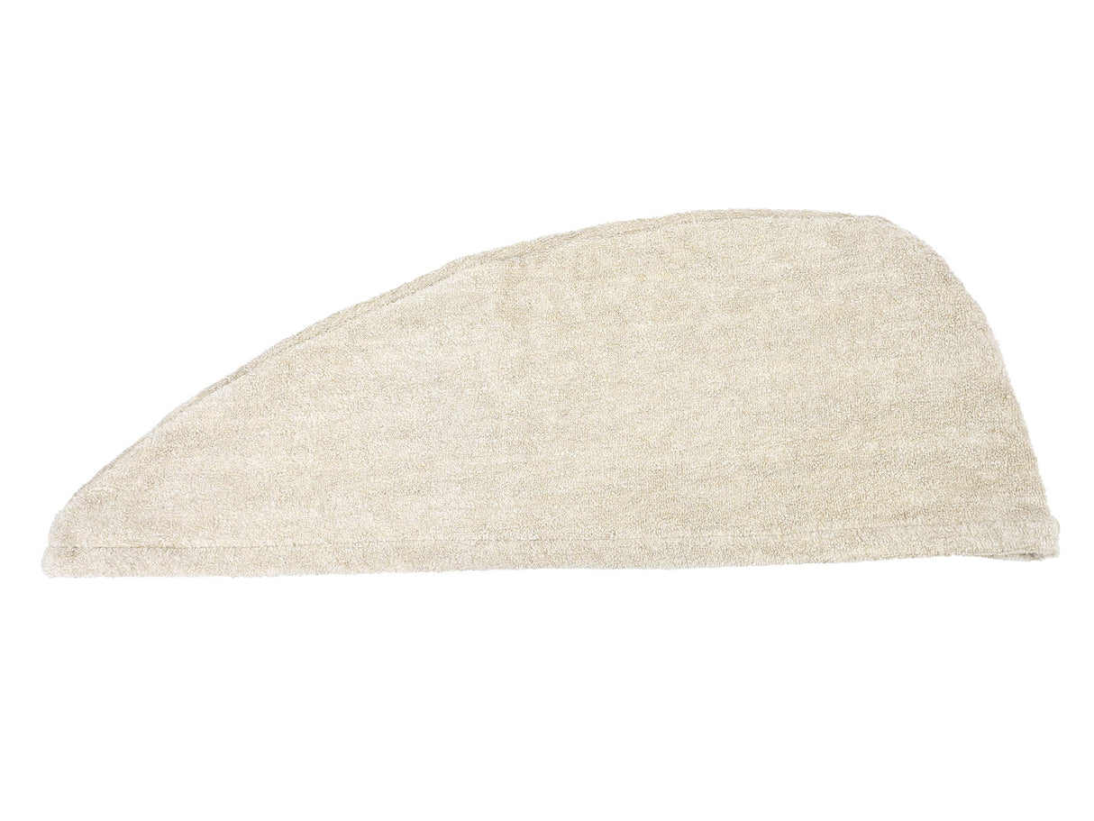 Haarturban 25x70 cm aus Leinen-Frottee mit Knopf | SAVU