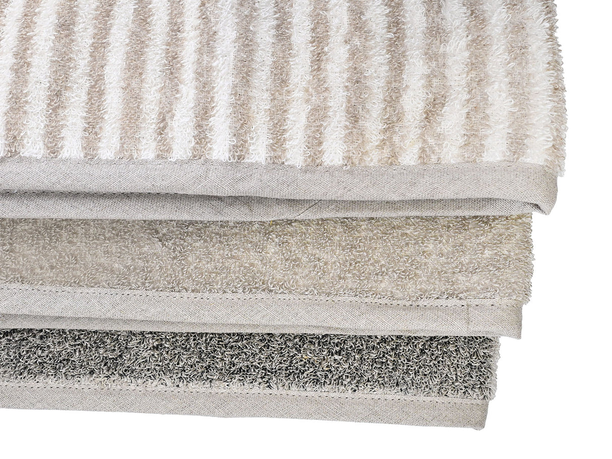 Leinen-Rückenwaschband 15x70 cm – Peeling-Frottee | SAVU