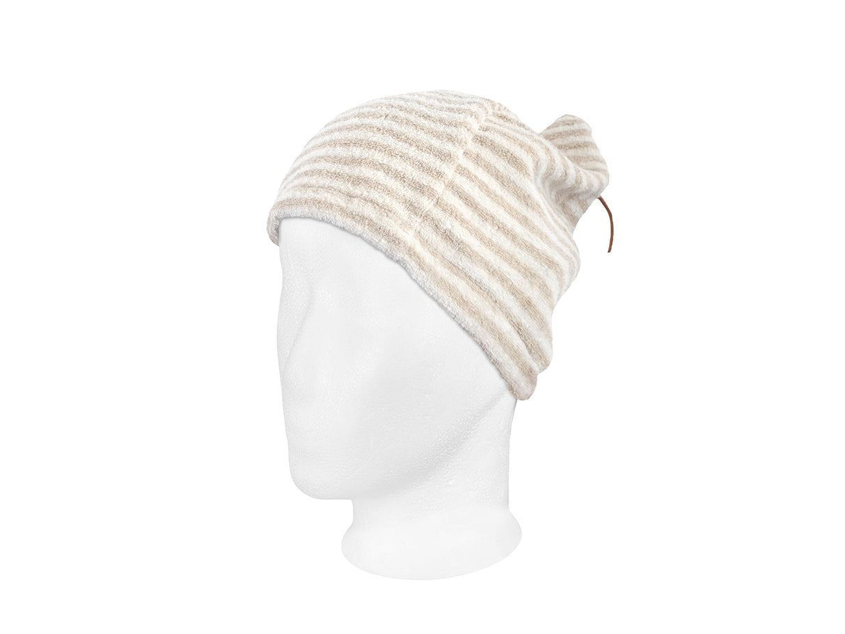 Saunahut Kamin aus Leinen-Frottee mit Lederband – One Size | SAVU