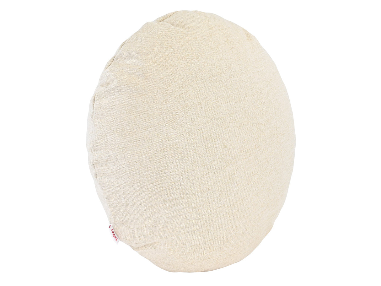 Kissenhülle ca. 40 cm Ø – melierter Möbelstoff mit Tiefe und Stand | beties WunschTON