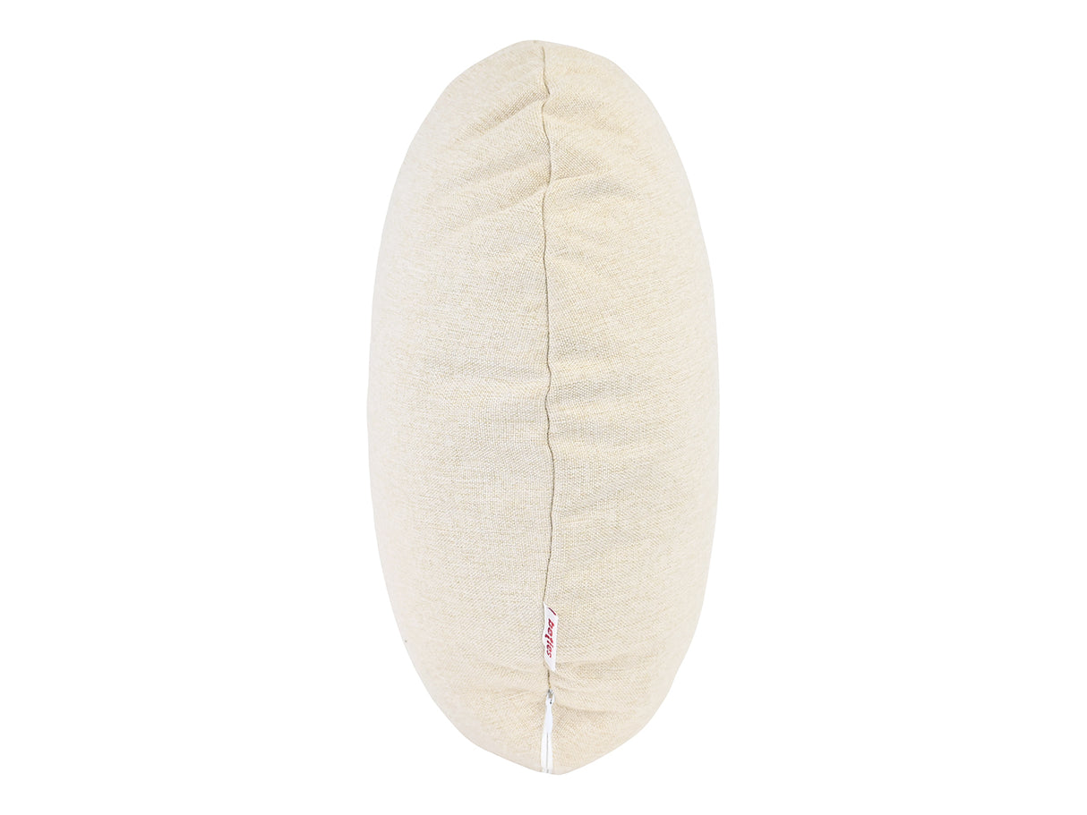 Kissenhülle ca. 40 cm Ø – melierter Möbelstoff mit Tiefe und Stand | beties WunschTON