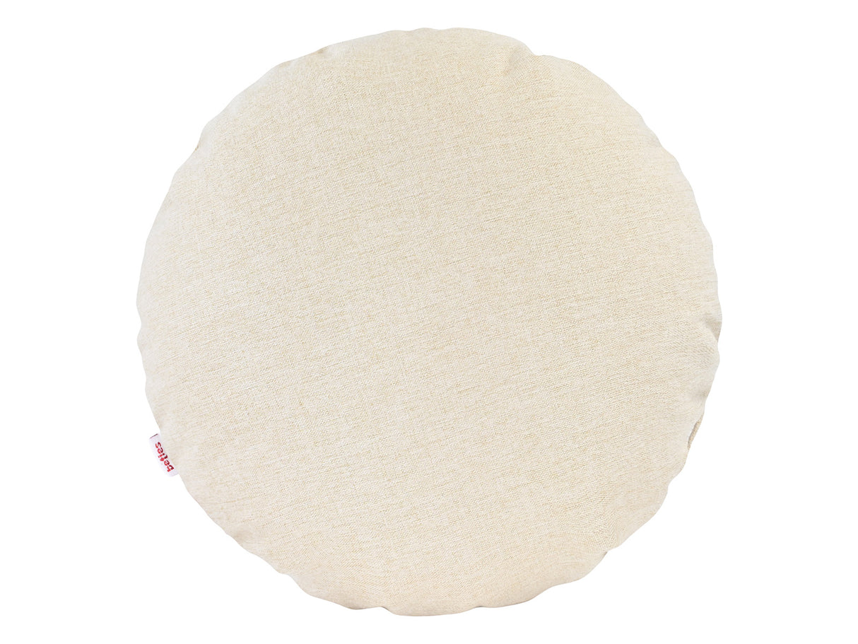 Kissenhülle ca. 40 cm Ø – melierter Möbelstoff mit Tiefe und Stand | beties WunschTON