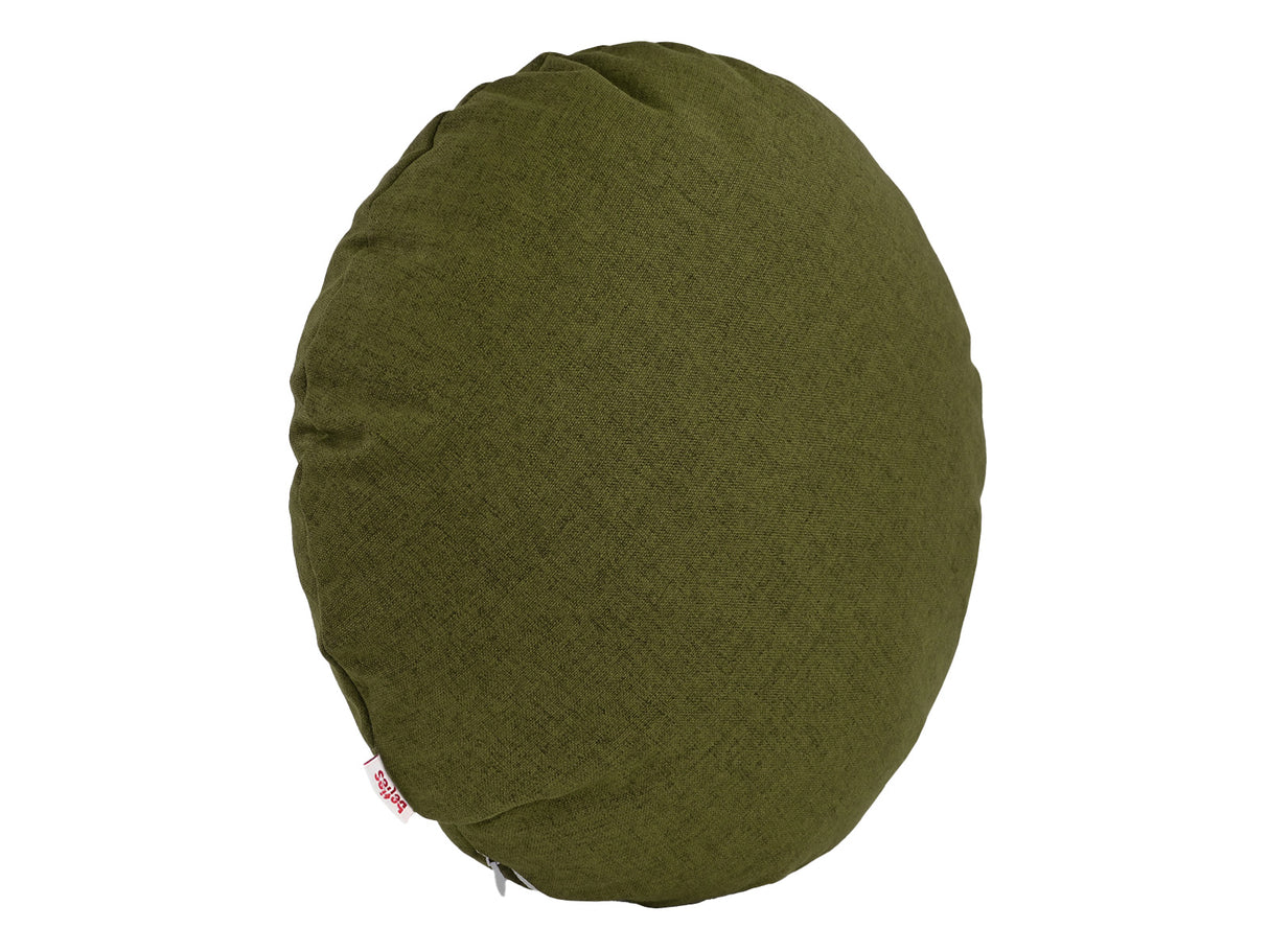 Kissenhülle ca. 50 cm Ø – melierter Möbelstoff mit Tiefe und Stand | beties WunschTON